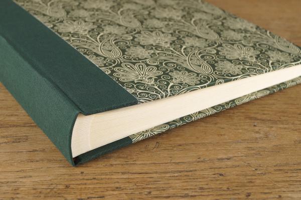 Klassisches Fotoalbum, "Leni", grünes Fotoalbum